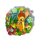 Disney Parks Bambi Floral Portrait Pin