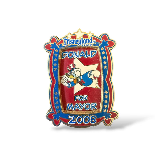 DLR Donald For Mayor 2008 Pin