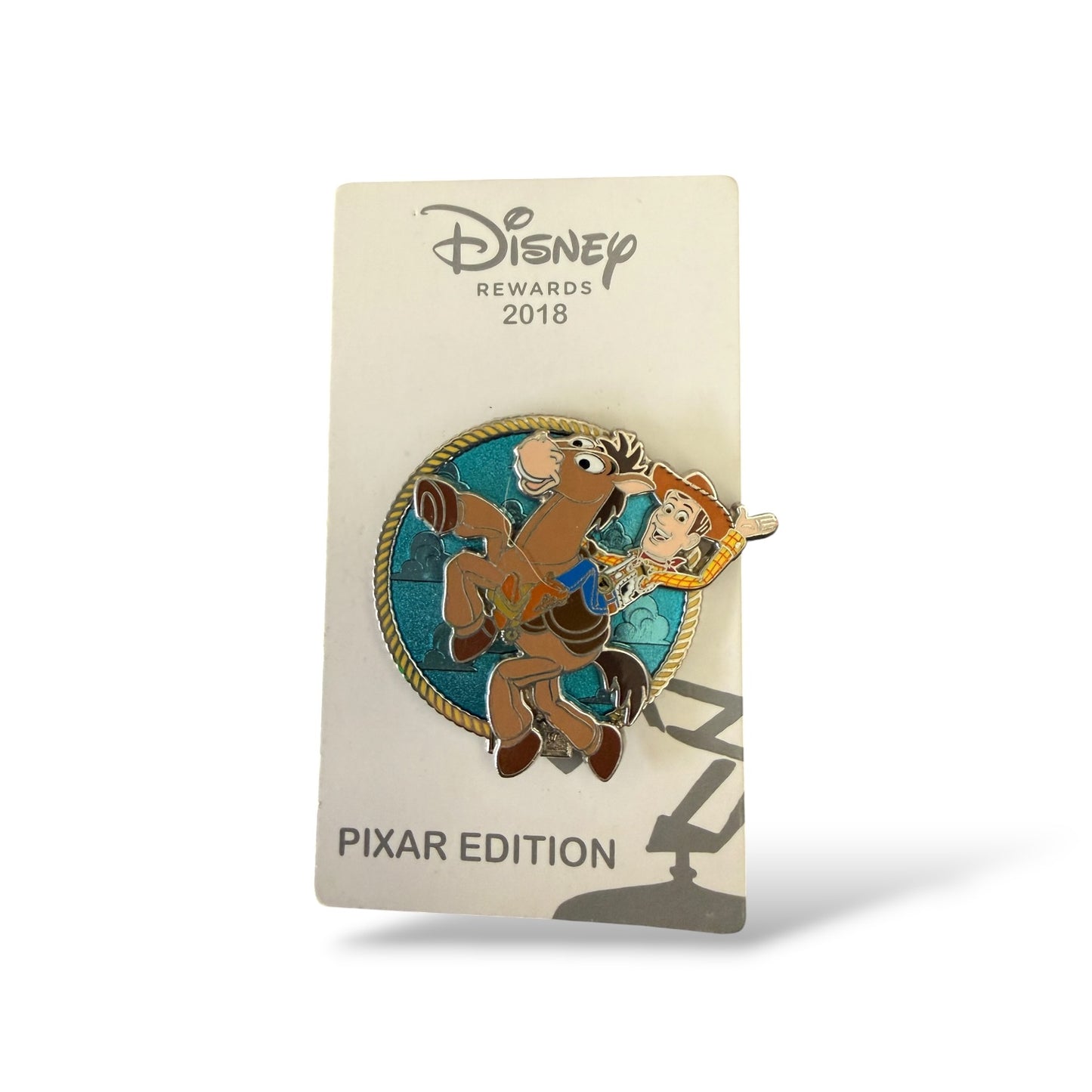 Disney Chase Visa Rewards 2018 Woody and Bullseye Pin