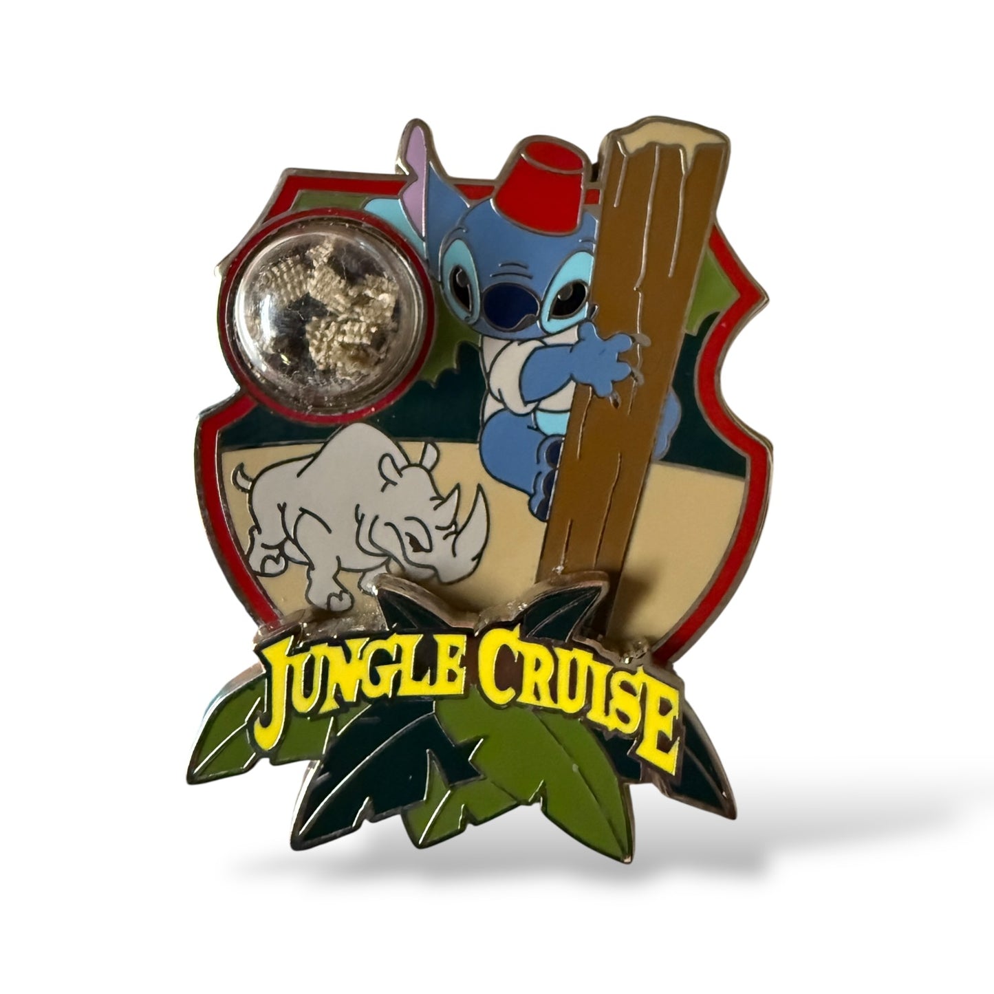 DLR Piece of Disney History Jungle Cruise Stitch Pin