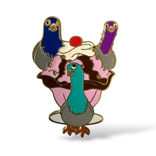 DSSH Pin Trader Delight Pigeons Pin