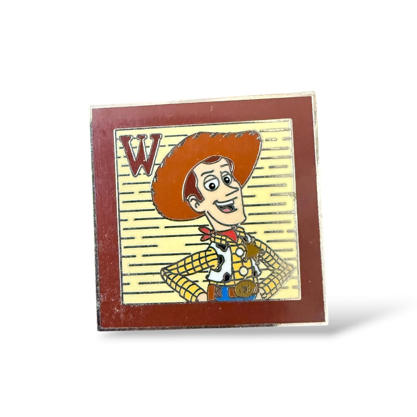 Disney Parks Toy Story 3 Block Woody Pin
