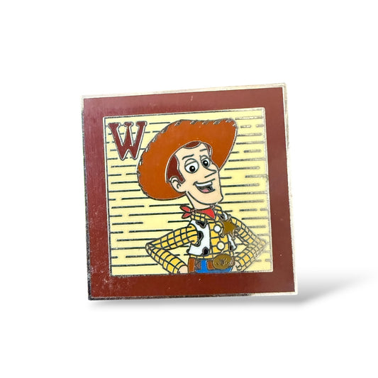 Disney Parks Toy Story 3 Block Woody Pin