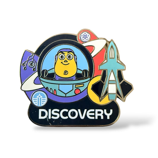 WDW EPCOT Booster Buzz Lightyear Toy Story Discovery Pin