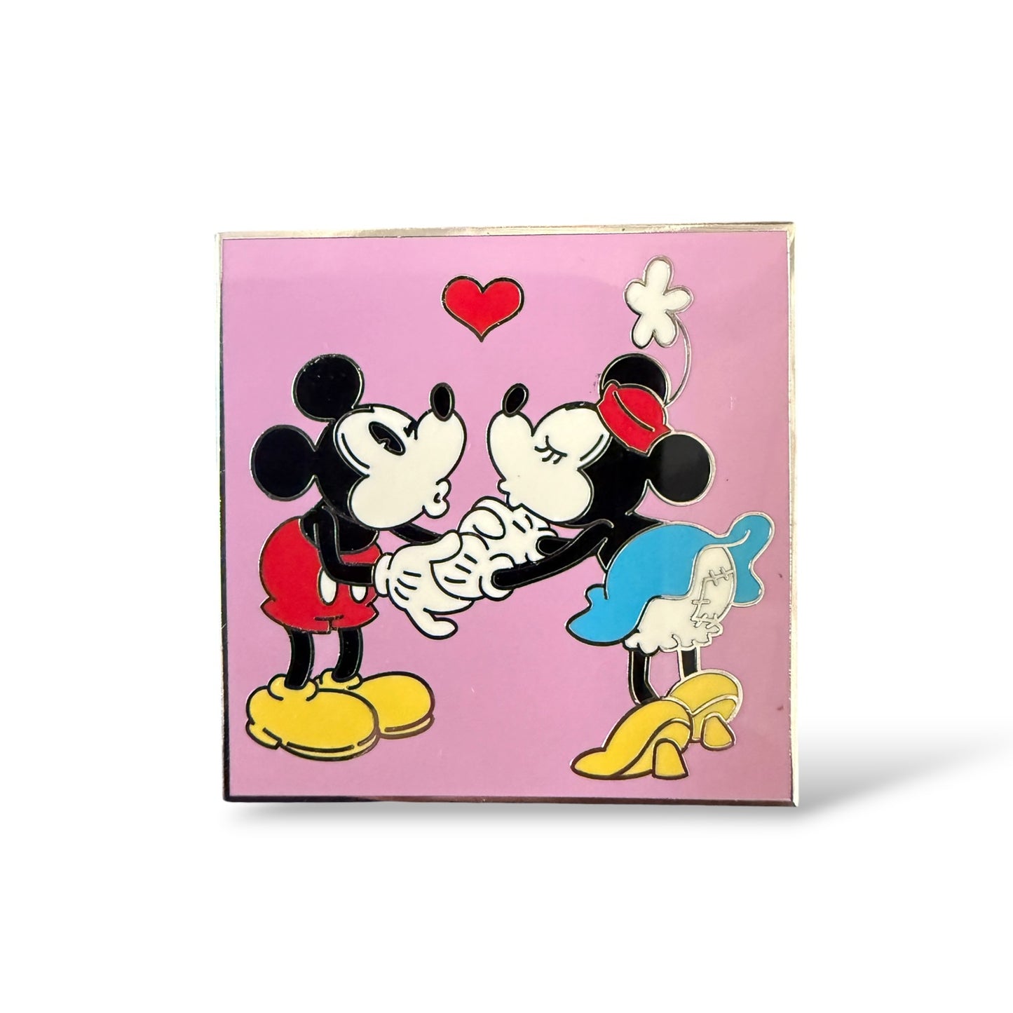 Disney Parks Mickey Comic Mystery Mickey & Minnie Kissing Pin