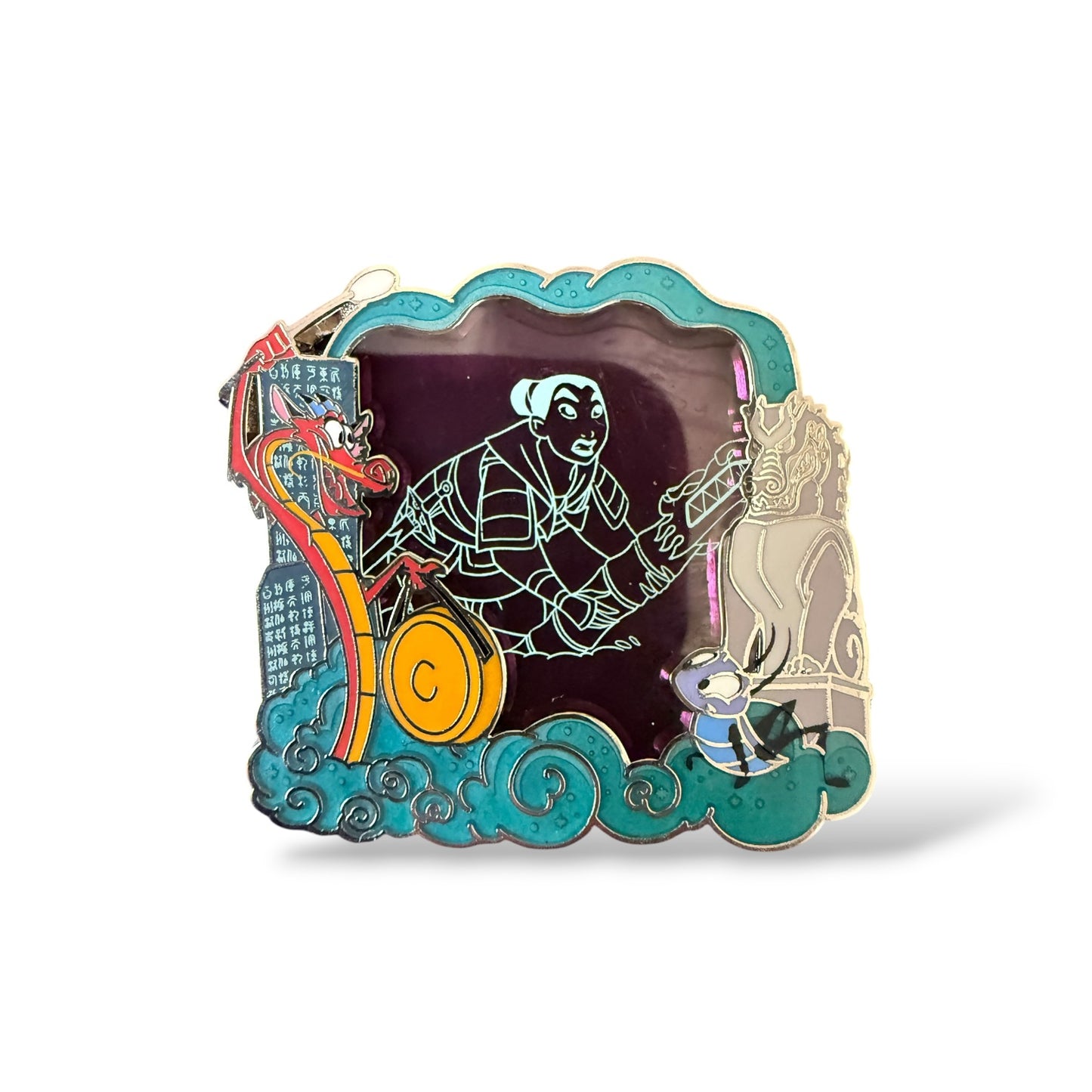 Disney Store Park Pack Mulan Ping, Mushu and Crikee Pin