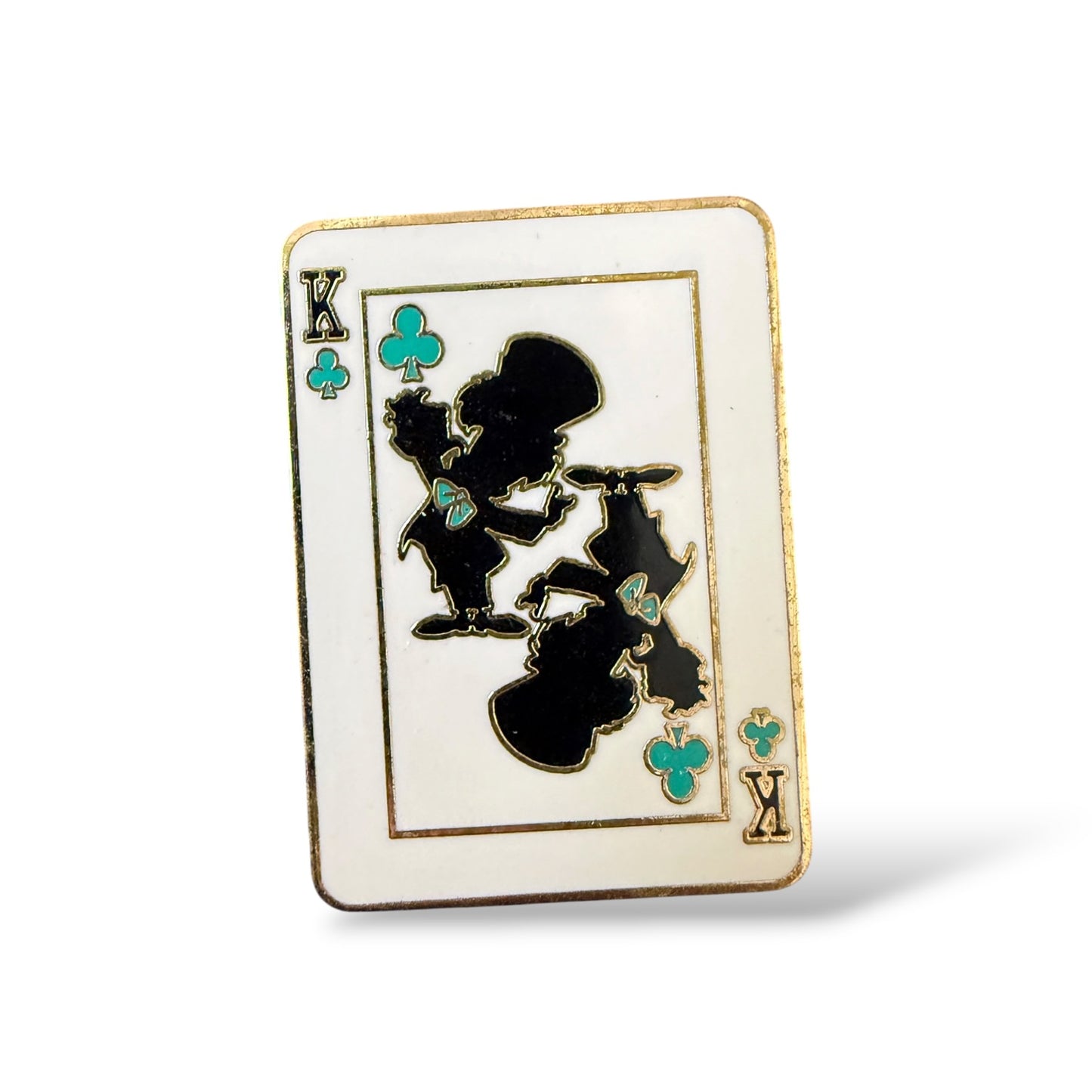 Loungefly Alice in Wonderland Playing Cards Mystery Mad Hatter Pin