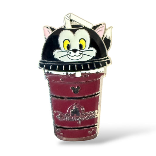 HKDL Drink Cup Pinocchio Figaro Pin
