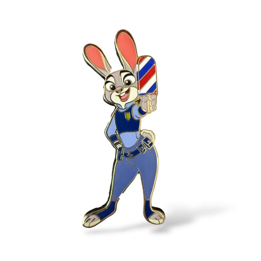 DSSH Patriotic Surprise Judy Hopps Ice Cream Bar Pin