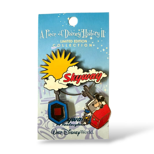 WDW Piece of Disney Skyway to Fantasyland Dangle Pin