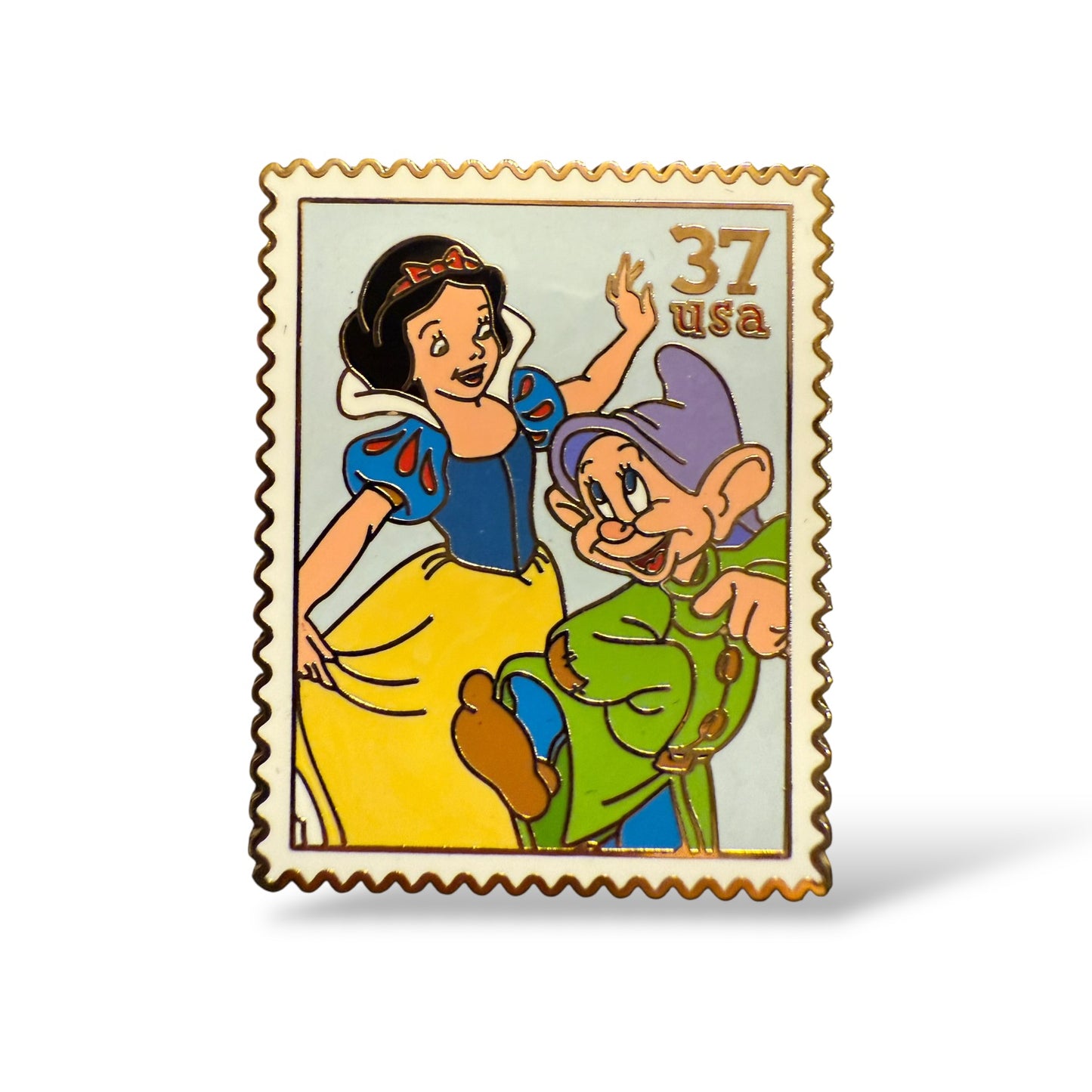 Disney Parks USPS Celebration Snow White and Dopey Pin