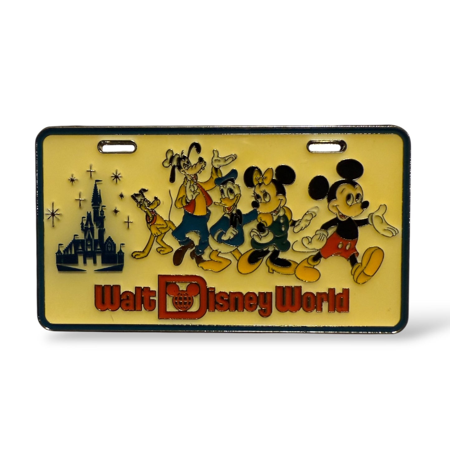 WDW 1970s License Plate 50th Anniversary Pin