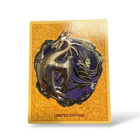 Monogram Maleficent and Dragon Sleeping Beauty Jumbo Pin