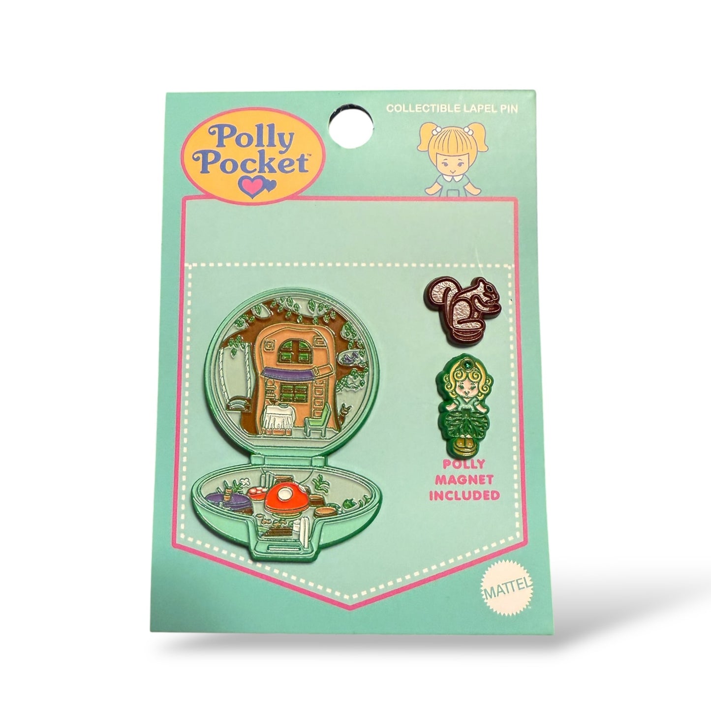 SDCC Polly Pocket and Squirrel Pin