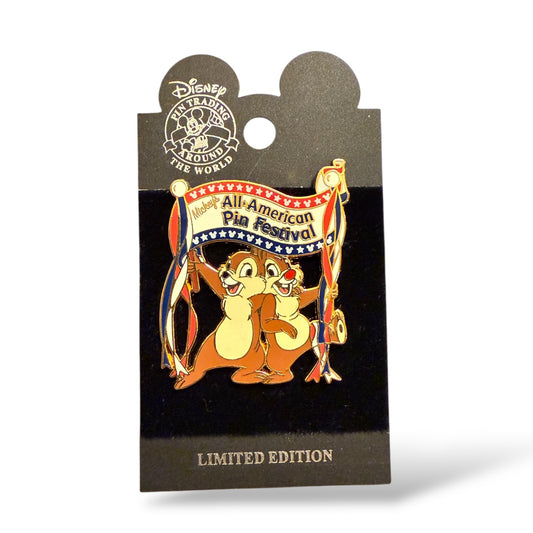 DEC Mickey's All American Pin Festival Chip n' Dale Pin
