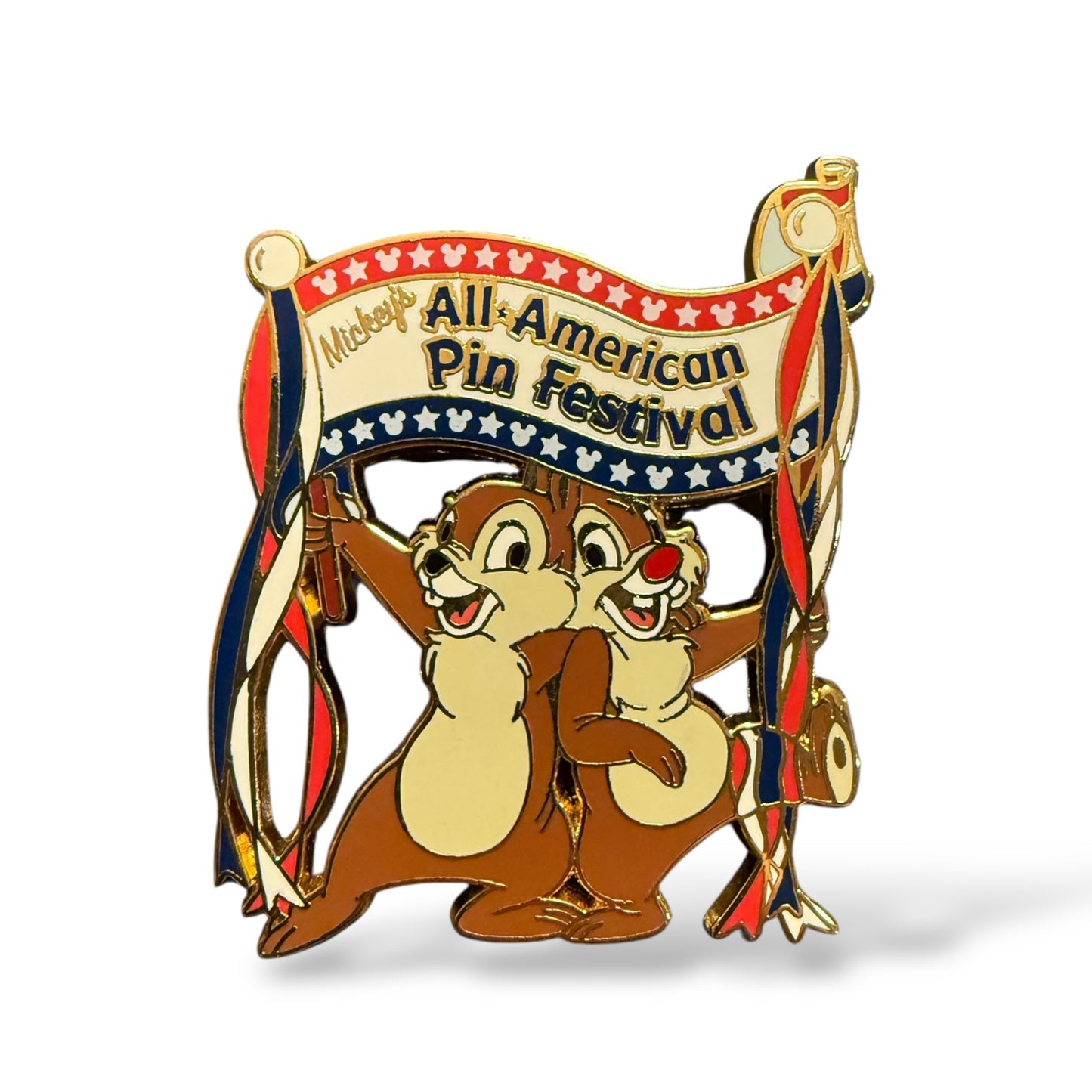 DEC Mickey's All American Pin Festival Chip n' Dale Pin