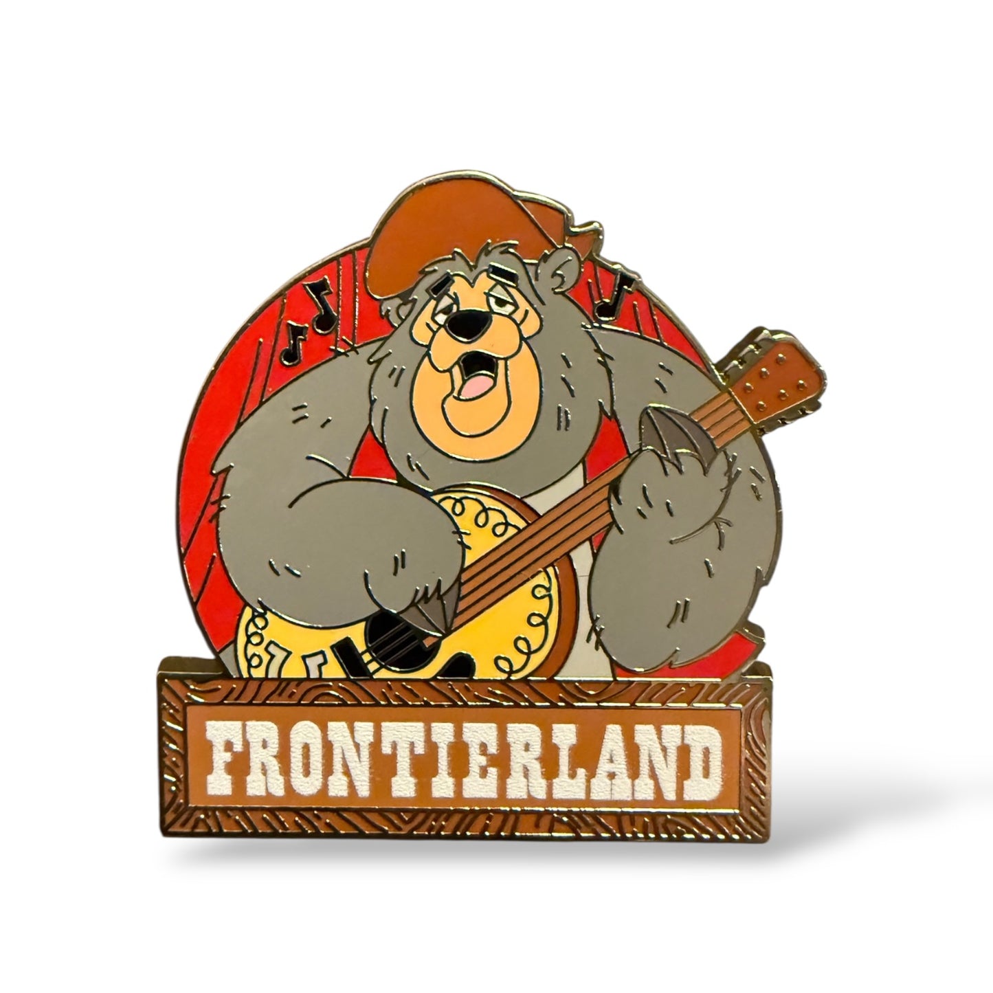 WDW Magic Kingdom Lands Booster Big Al Frontierland Pin