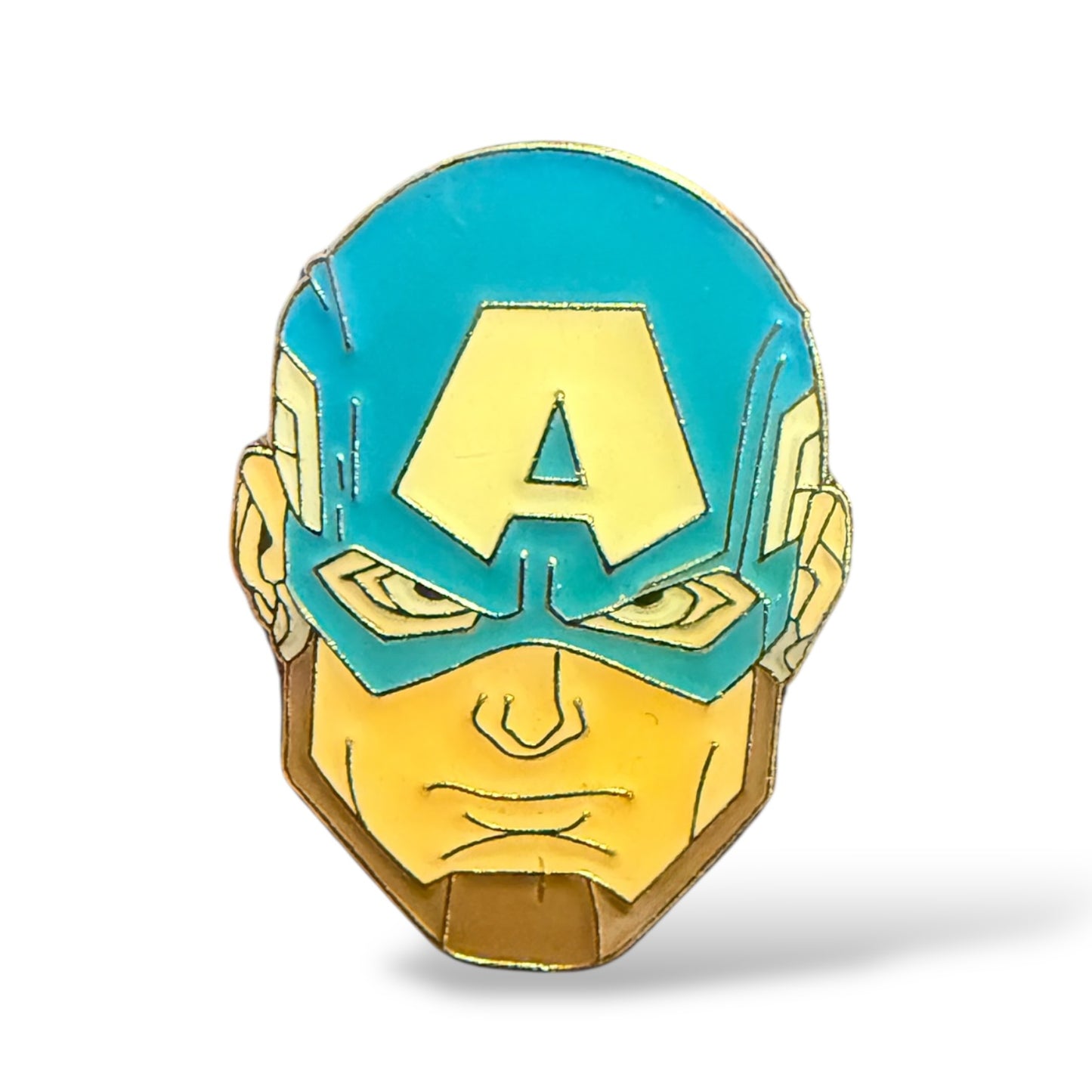 HKDL Marvel Avengers Mini Faces Captain America Pin