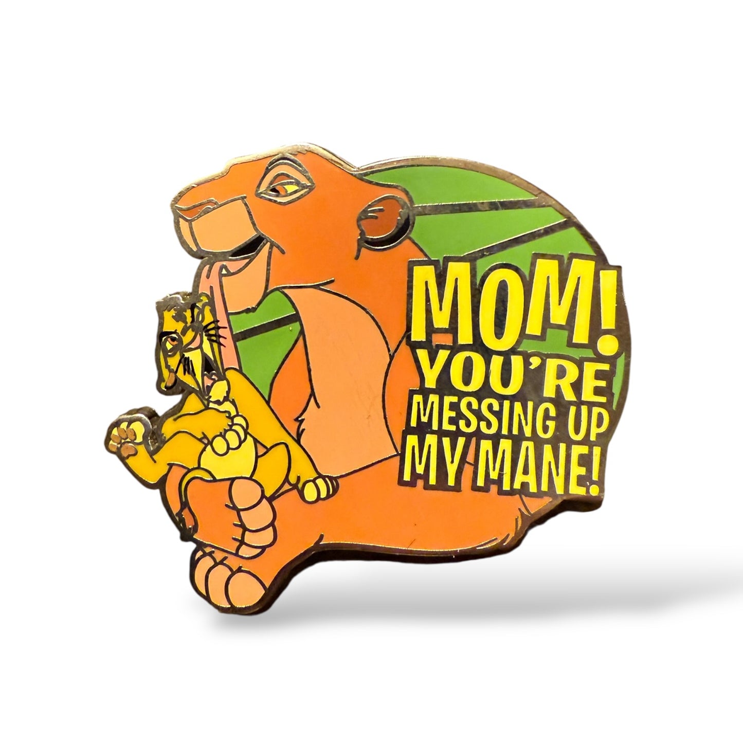 Disney Parks Simba and Sarabi You're Messing Up My Mane Pin