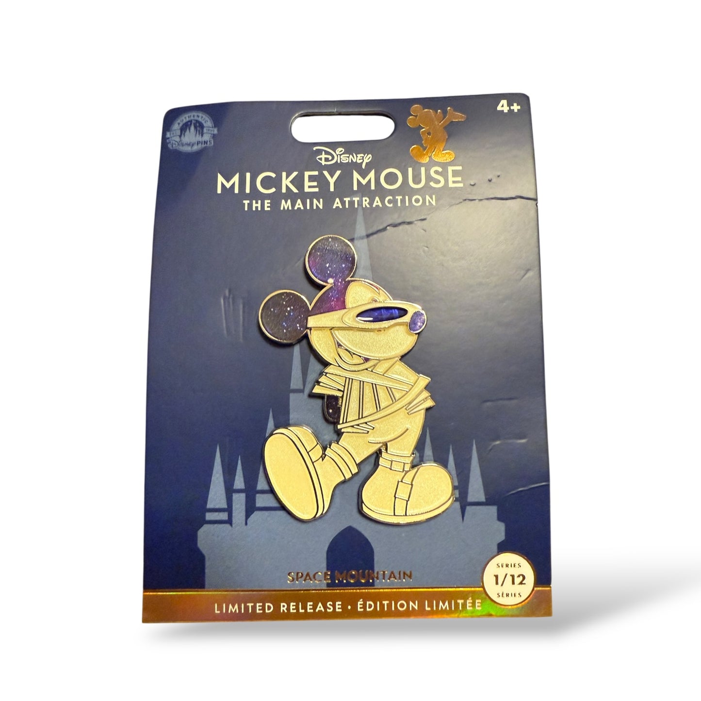 Disney Parks Mickey Main Attraction Space Mountain Pin