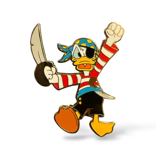 DLR Mickey's All American Pin Quest Pirate Donald New Orleans Square Pin