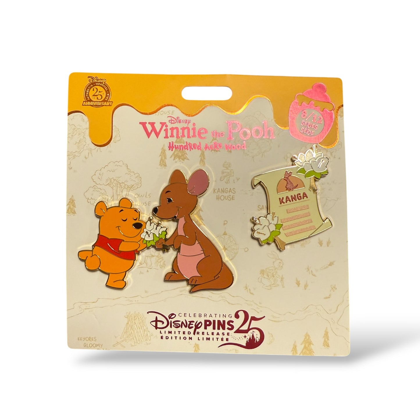 Disney Parks Hundred Acre Wood Series Pooh and Kanga August Pin