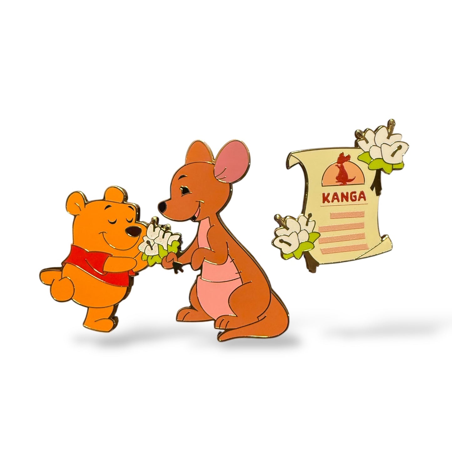 Disney Parks Hundred Acre Wood Series Pooh and Kanga August Pin