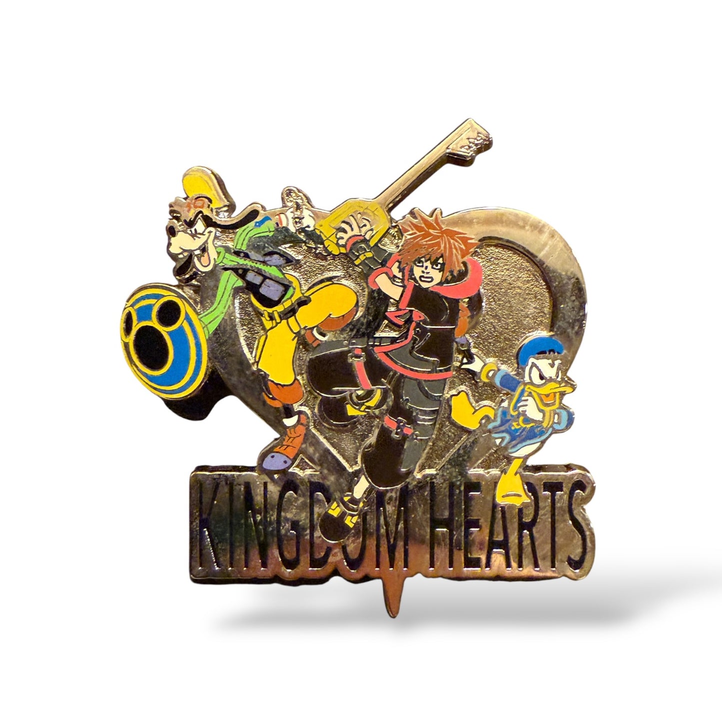 Disney Parks Kingdom Hearts Goofy, Sora, and Donald Pin