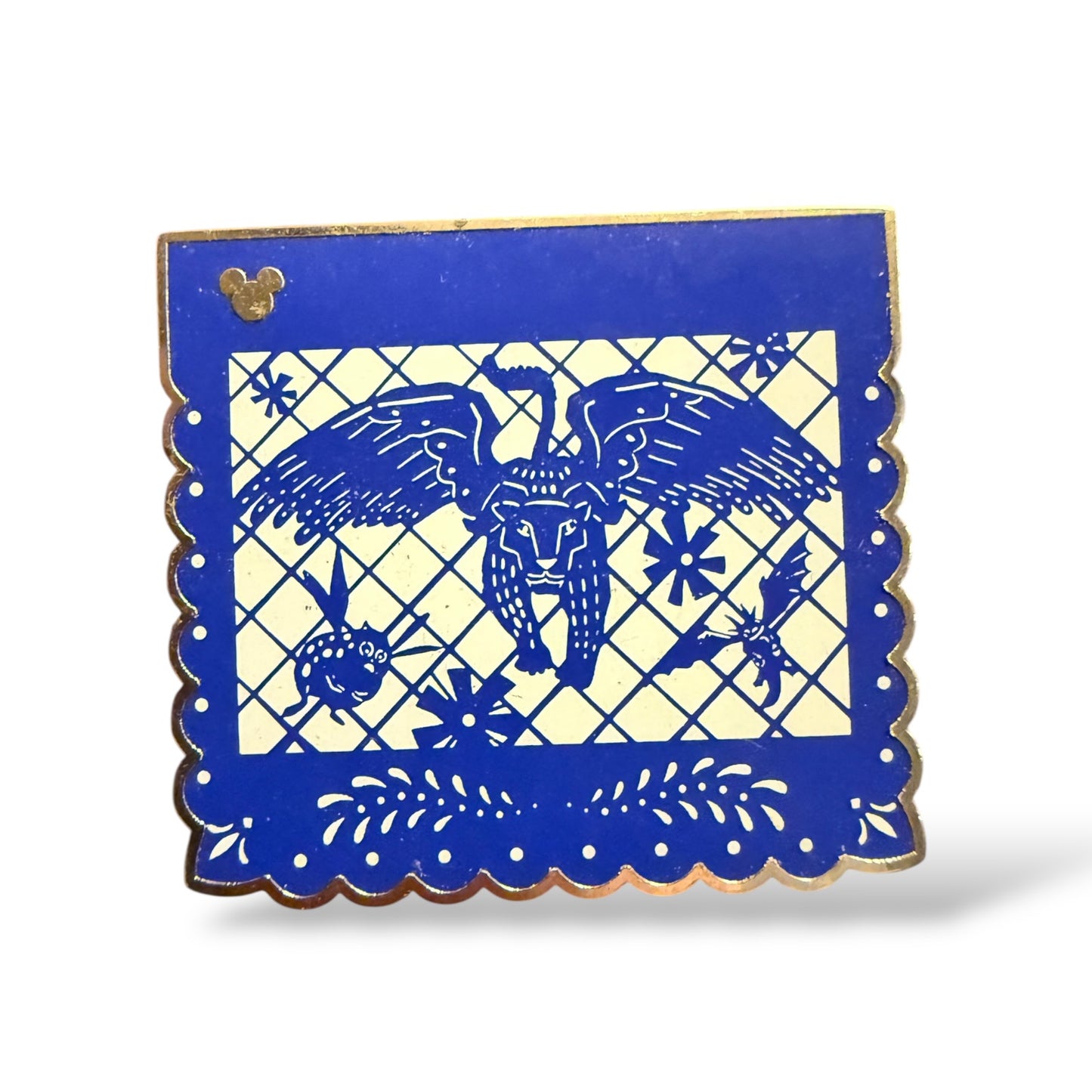 Cast Lanyard HKDL Papel Picado Pepita Hidden Mickey Pin