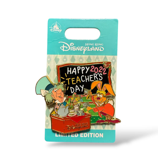 HKDL Happy Teacher's Day 2022 Mad Hatter and March Hare Pin