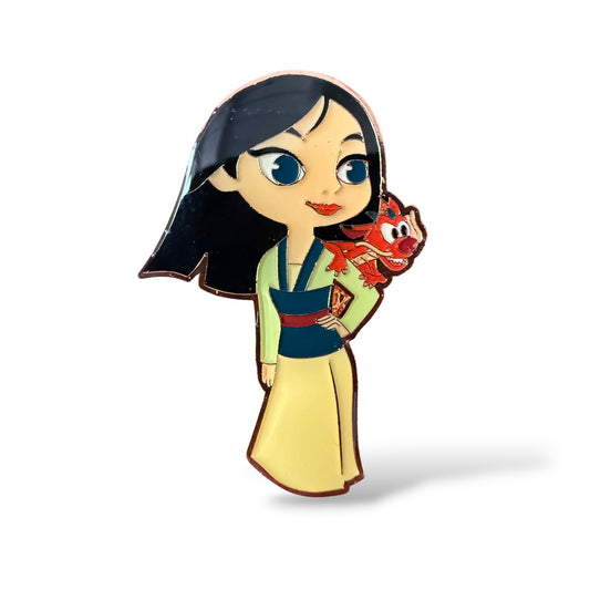 Loungefly Mulan and Mushu Chibi Pin