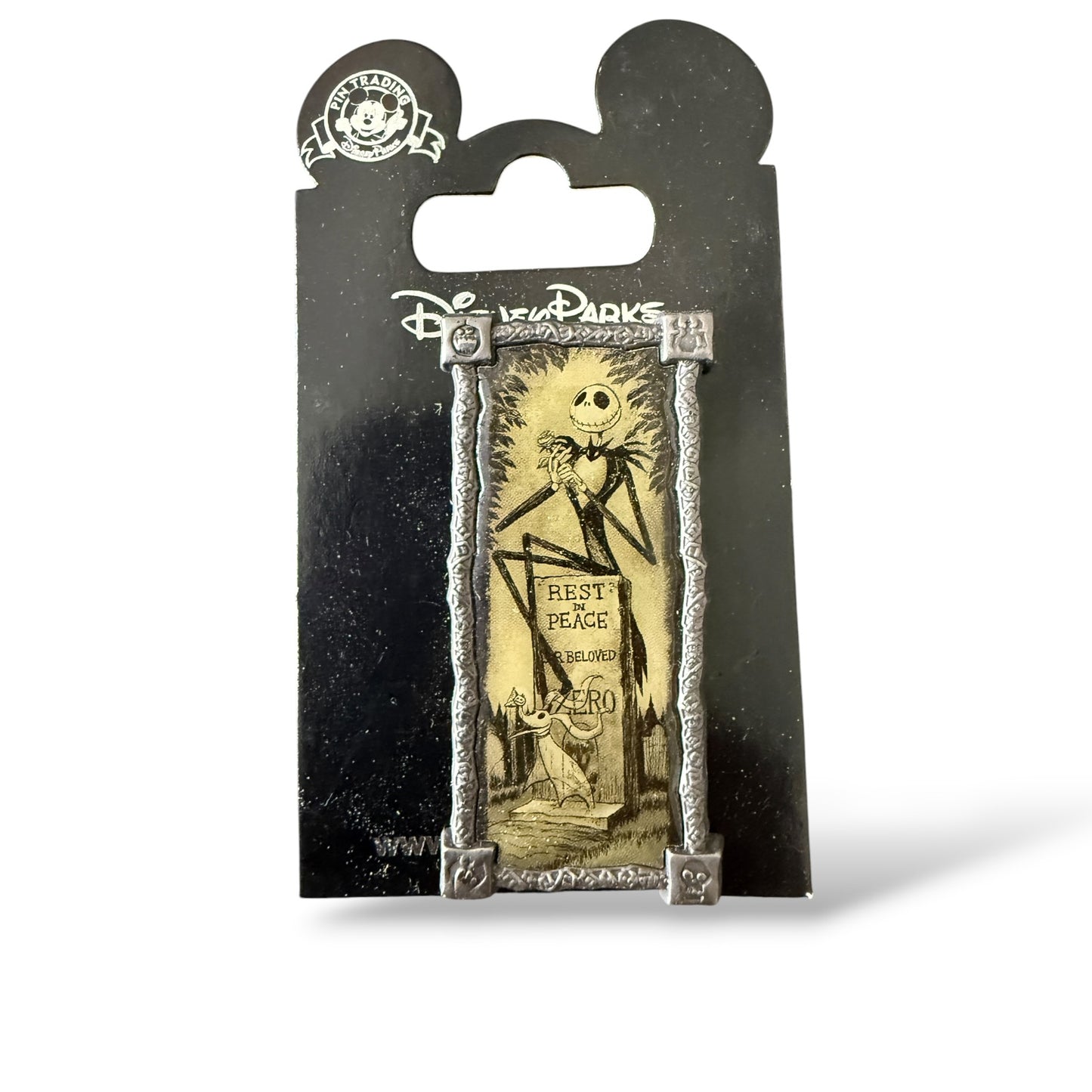 Disney Parks Nightmare Before Christmas Haunted Mansion Stretching Portrait Jack Skellington Pin