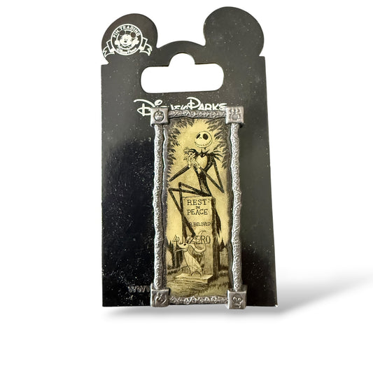 Disney Parks Nightmare Before Christmas Haunted Mansion Stretching Portrait Jack Skellington Pin
