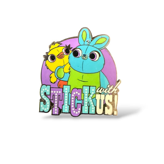 Disney Store The Road to Toy Story Ducky and Bunny Pin