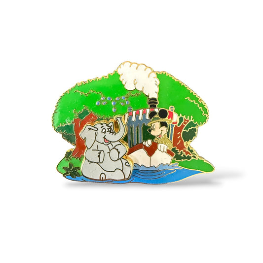 WDW Mickey and Elephant Jungle Cruise Boat Pin