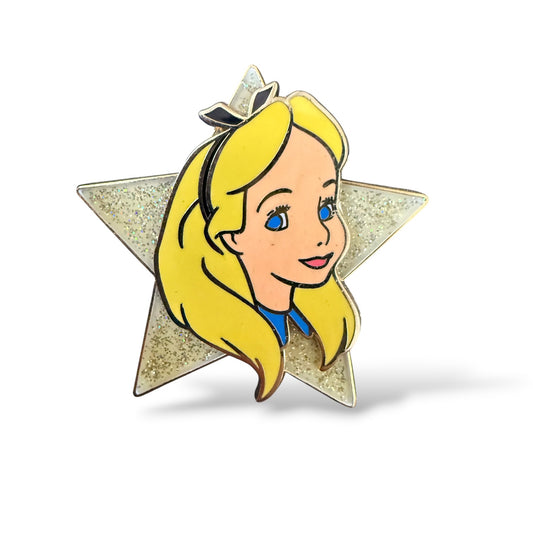 DSSH Glitter Star Alice in Wonderland Pin