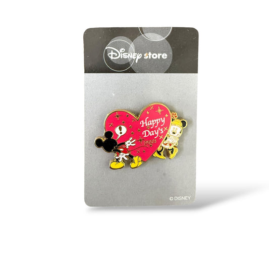 JDS Valentine's Day Happy Days 2003 Mickey and Minnie Hiding Pin