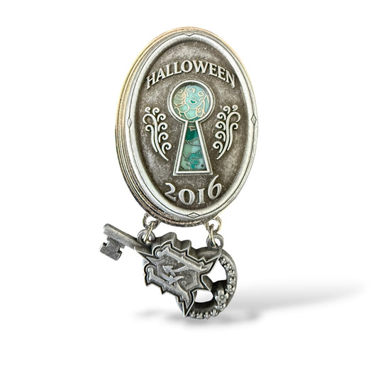 Disney Parks Halloween 2016 Haunted Mansion Lock and Key Bride Pin