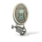 Disney Parks Halloween 2016 Haunted Mansion Lock and Key Bride Pin