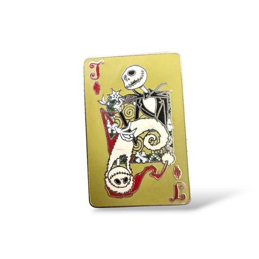 Disney Parks Nightmare Before Christmas Playing Card Mystery Santa Jack Pin
