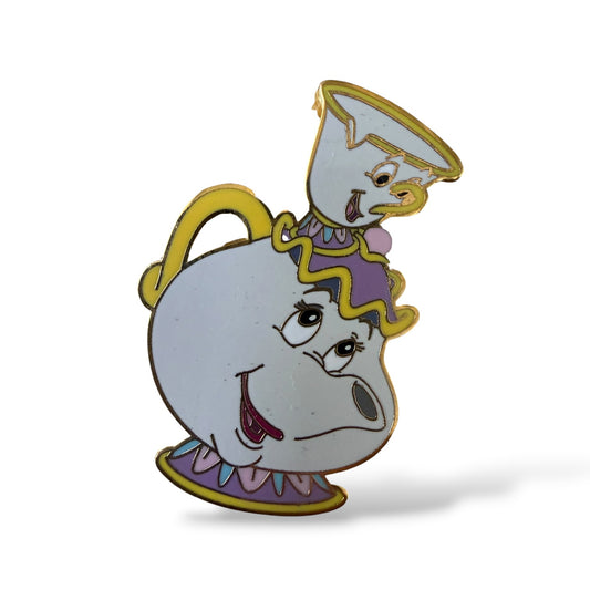 DLRP Beauty and The Beast Mrs. Potts and Chip Pin