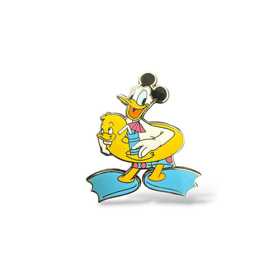 WDW AAA Travel Company Donald Tourist in Inner Tube Pin