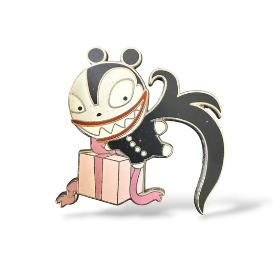 Disney Parks Nightmare Before Christmas Scary Teddy Pink Present Pin