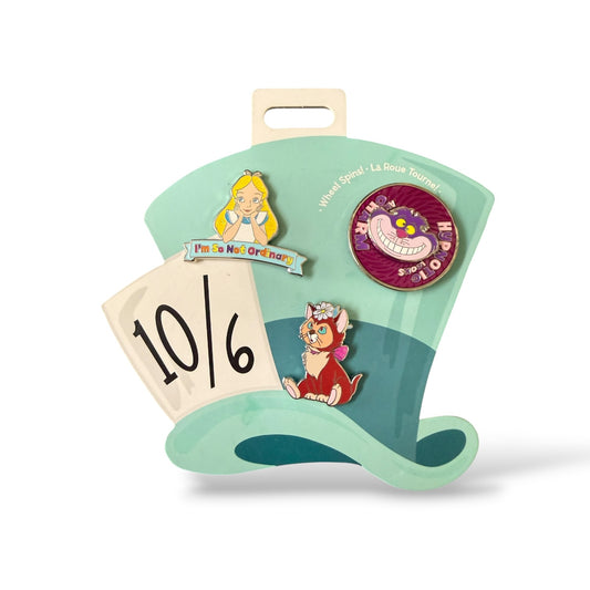 Disney Store Oh My Disney Alice in Wonderland Pin Set