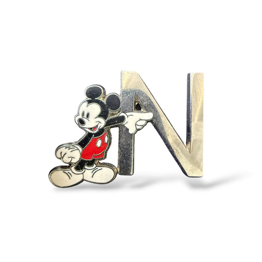 DLRP Mickey Alphabet Letter N Pin
