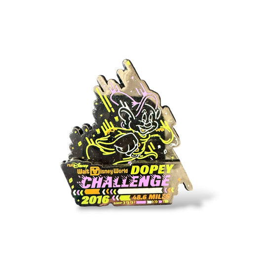 WDW 2016 Marathon Dopey Challenge Dopey Logo Pin