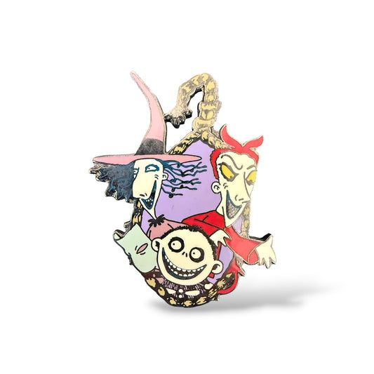 Disney Parks Nightmare Before Christmas Hanging Lock, Shock, and Barrel Pin