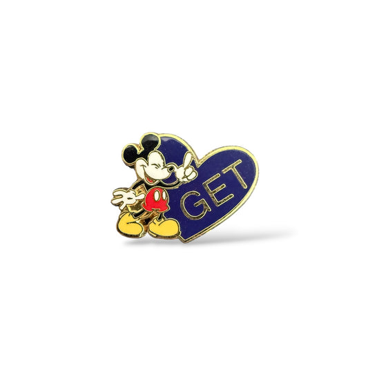 JDS White Day 2003 Get Heart Mickey Pin