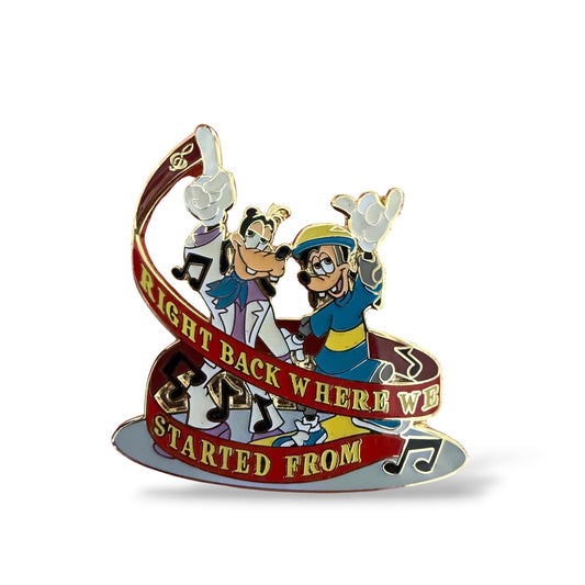 Disney Store Magical Musical Moments Right Back Where We Started From Pin