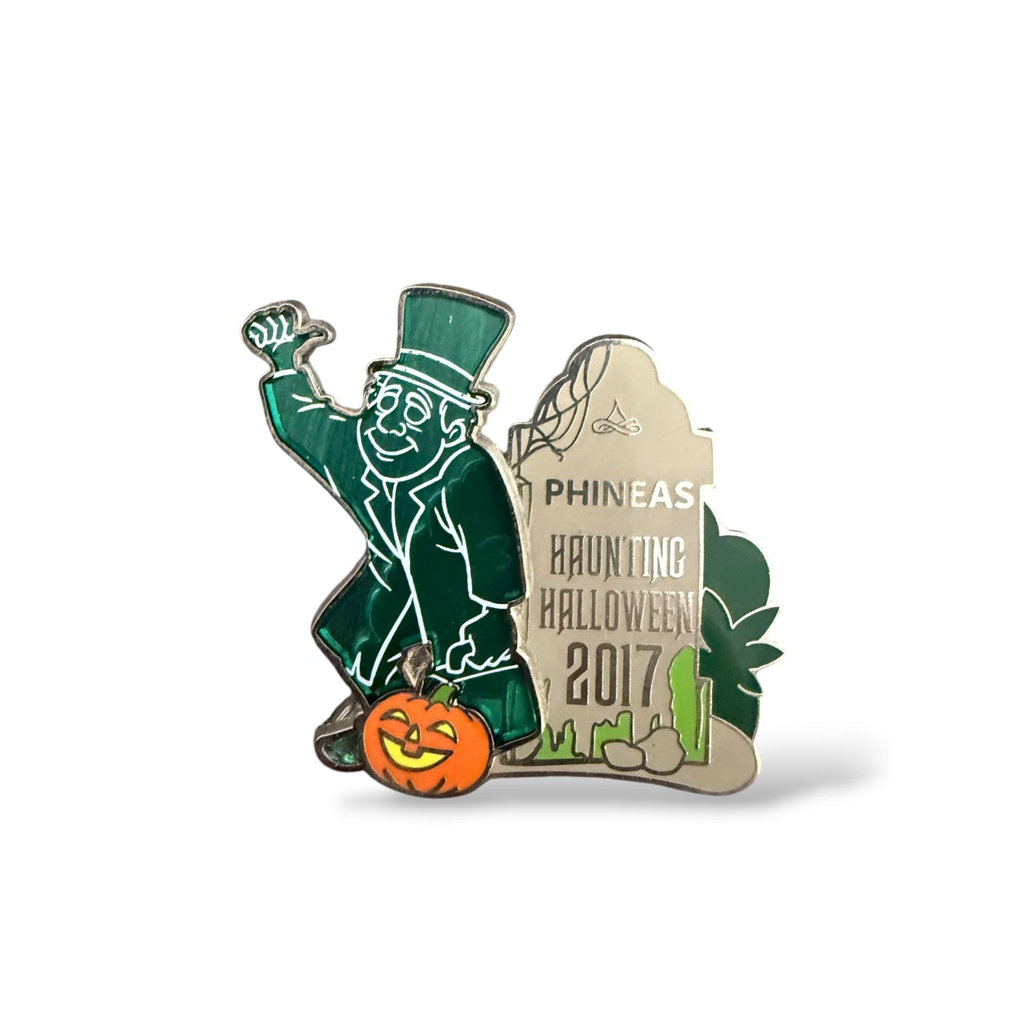 DLR Haunting Halloween 2017 Hitchhiking Ghost Tombstone Phineas Pin